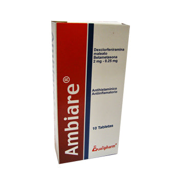 AMBIARE 2 mg/0.25 mg x 10 TABLETAS -2390