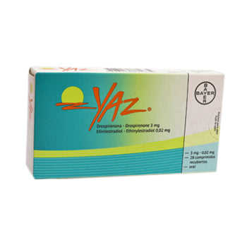 YAZ 20 mg x 28 COMPRIMIDOS 10028.5