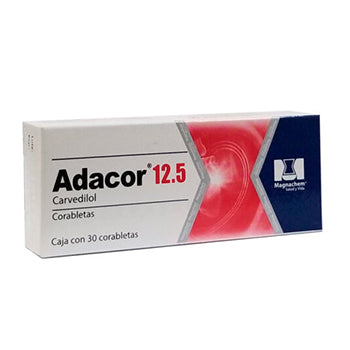 ADACOR 12.5 mg x 30 tabletas