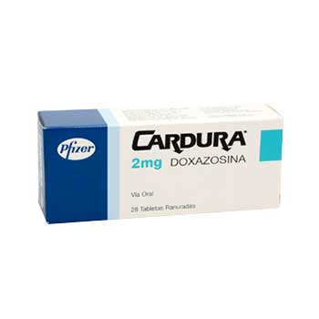 CARDURA 2 mg x 28 tabletas