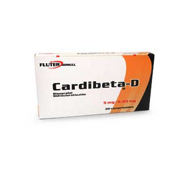 CARDIBETA-D 5 mg x 30 comprimidos