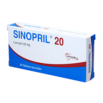 SINOPRIL 20 mg x 30 tabletas