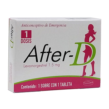 AFTER-D ANTICONCEPTIVA EMERGENCIA 1.5 mg x 1 tabletas