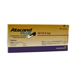 ATACAND PLUS 32 mg /12.5 mg x 14 TABLETAS