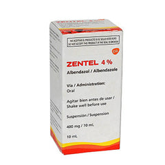 ZENTEL 400 mg x 10 mL