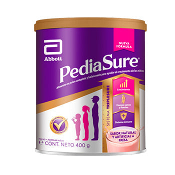 PEDIASURE PLUS TRIPLE FRESA x 400 GR