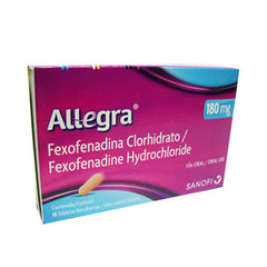 ALLEGRA 180 mg x 10 COMPRIMIDOS