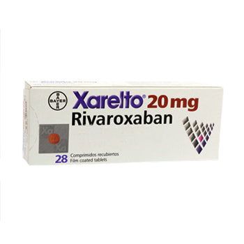 XARELTO 20 mg x 28 TABLETAS