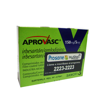 APROVASC 150/5 mg x 14 COMPRIMIDOS