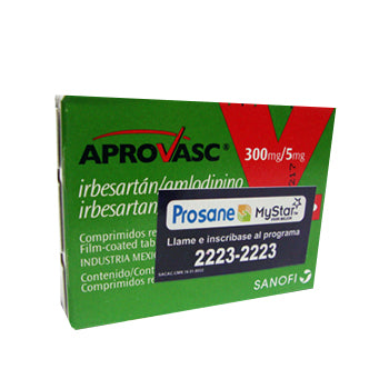 APROVASC 300/5 mg x 14 COMPRIMIDOS