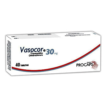 VASOCOR 30 mg x 40 tabletas