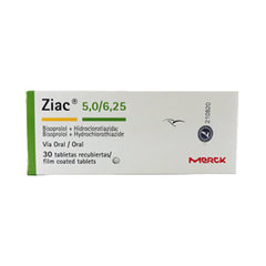 ZIAC 5.0/6.25 mg x 30 tabletas