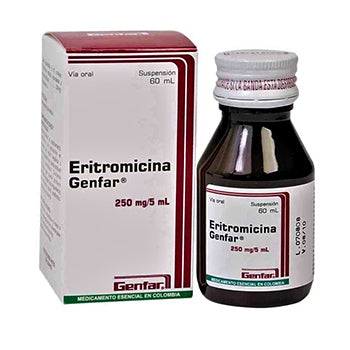 ERITROMICINA GF 250 mg x 60 mL