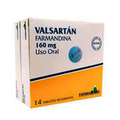VALSARTAN 160 mg x 14 tabletas