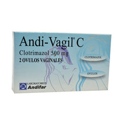 ANDI-VAGIL C 500 mg x 2 OVULOS VAGINALES