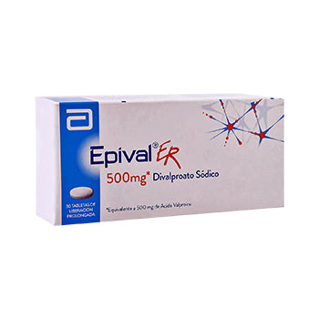 EPIVAL ER 500 mg x 30 tabletas