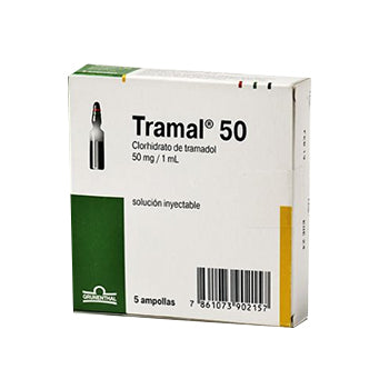 TRAMAL 50 mg x 5 ampollas