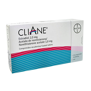 CLIANE 2.0 /1.0 mg x 28 tabletas