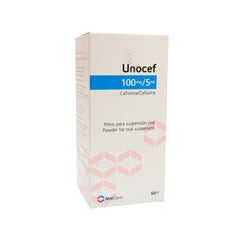 UNOCEF 100mg/ 5mL POLVO PARA SUSP. x 60mL