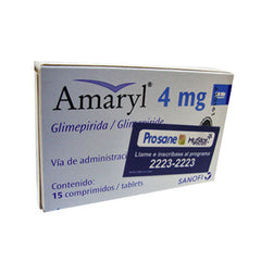 AMARYL 4 mg x 15 COMPRIMIDOS -5097