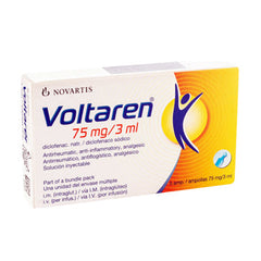 VOLTAREN 75 mg / 3 mL x 5 ampollas
