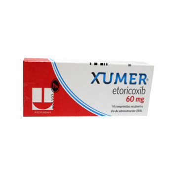 XUMER 60 mg x 14 COMPRIMIDOS RECUBIERTOS -6740