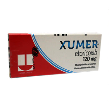XUMER 120 mg x 14 COMPRIMIDOS RECUBIERTOS