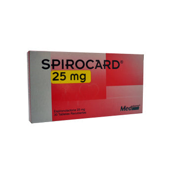 SPIROCARD 25mg x30 CAPS.