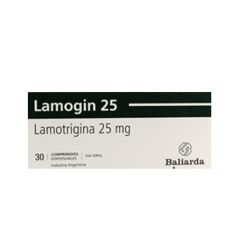 LAMOGIN 25 mg x 30 TABLETAS