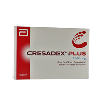 CRESADEX PLUS 135/20 mg x 30 TABLETAS