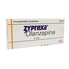 ZYPREXA 5 mg x 14 tabletas
