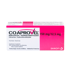 Coaprovel 150mg/12,5mg x 14 Comprimidos