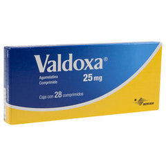VALDOXA 25 mg CAJA CON 28 COMPRIMIDOS