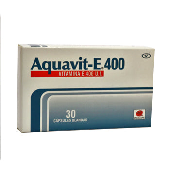 AQUAVIT-E 400 mg x 30 CAPSULAS