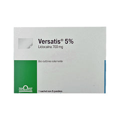 VERSATIS 5 %/ 700 mg x 5 parches