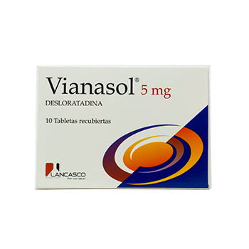 VIANASOL 5 mg x 10 tabletas