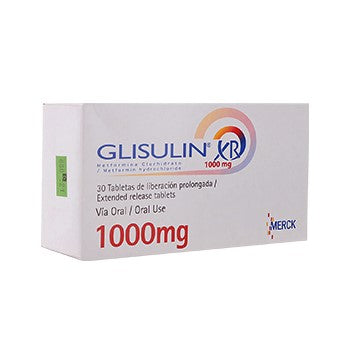 GLISULIN XR 1000 mg x 30 tabletas