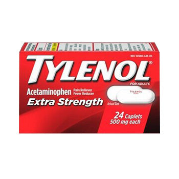 TYLENOL EXTRA FUERTE 500 mg x 24 tabletas