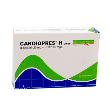 CARDIOPRES H 20 mg x 30 comprimidos