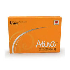 ATINA 2/0.035 mg x 21 tabletas
