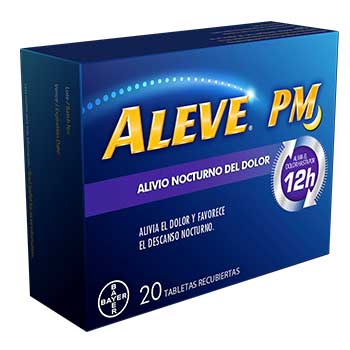 ALEVE PM 220 mg/ 25 mg x 20 tabletas