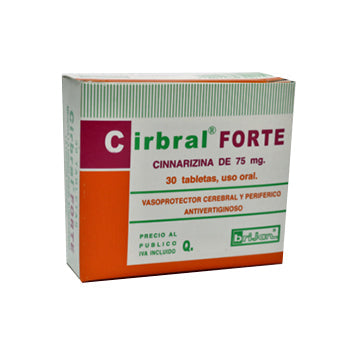 CIRBRAL FORTE 75 mg x 30 TABLETAS