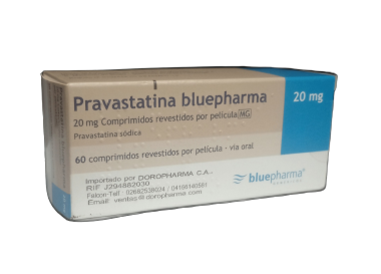 Pravastatina 20mg x 60 Comprimidos