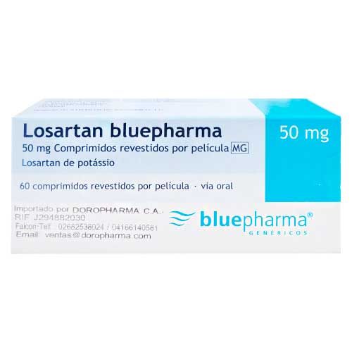 Losartan Potasico 50mg x 60 Comprimidos