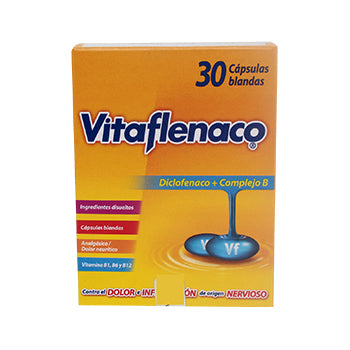 VITAFLENACO 25 mg x 30 capsulas