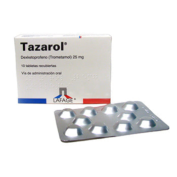 TAZAROL 25 mg x 10 tabletas