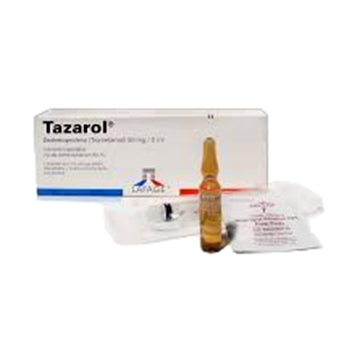 TAZAROL 50 mg/2 mL x 1 ampolla