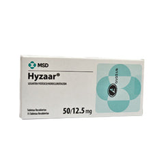 HYZAAR 50 mg/12.5mg x 15 TABLETAS