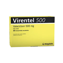 VIRENTEL 500 mg x 30 comprimidos