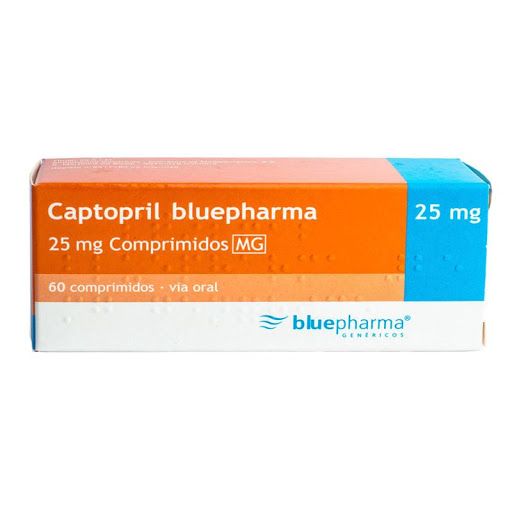 Captopril Bp 25mg x 60 Comprimidos
